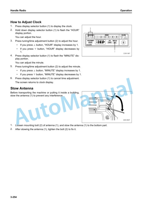 Komatsu HB215LC-3 Hydraulic Excavator Operation and Maintenance Manual TEN00979-05 4 Komatsu HB215LC-3 Hydraulic Excavator Operation and Maintenance Manual TEN00979-05 - Image 4