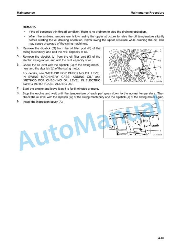 Komatsu HB215LC-3 Hydraulic Excavator Operation and Maintenance Manual TEN00979-05 5 Komatsu HB215LC-3 Hydraulic Excavator Operation and Maintenance Manual TEN00979-05 - Image 5