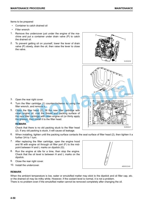 Komatsu HB215LC-3 Hydraulic Excavator Operation and Maintenance Manual UENAM01520 5 Komatsu HB215LC-3 Hydraulic Excavator Operation and Maintenance Manual UENAM01520 - Image 5