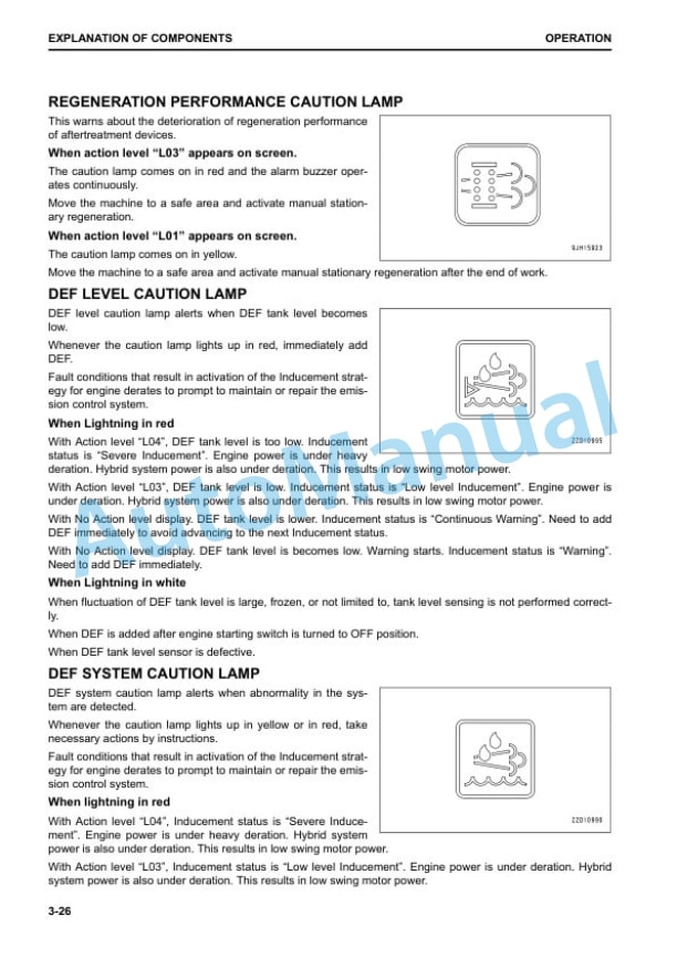 Komatsu HB215LC-3 Hydraulic Excavator Operation and Maintenance Manual UENAM01522 2 Komatsu HB215LC-3 Hydraulic Excavator Operation and Maintenance Manual UENAM01522 - Image 2