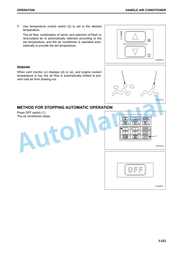 Komatsu HB215LC-3 Hydraulic Excavator Operation and Maintenance Manual UENAM01522 4 Komatsu HB215LC-3 Hydraulic Excavator Operation and Maintenance Manual UENAM01522 - Image 4