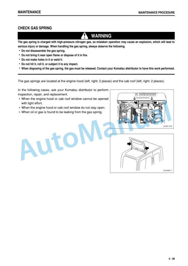 Komatsu HB335-1, HB335LC-1, HB365-1, HB365LC-1 Hybrid Hydraulic Excavator Operation and Maintenance Manual TEN00636-03 5 Komatsu HB335-1, HB335LC-1, HB365-1, HB365LC-1 Hybrid Hydraulic Excavator Operation and Maintenance Manual TEN00636-03 - Image 5