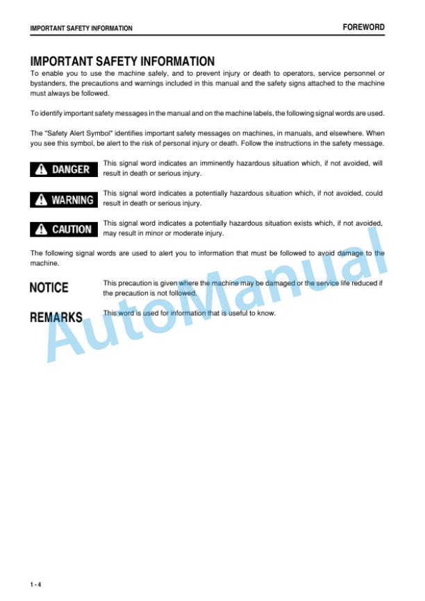 Komatsu HB335-1, HB335LC-1, HB365-1, HB365LC-1 Hybrid Hydraulic Excavator Operation and Maintenance Manual TEN00646-00 2 Komatsu HB335-1, HB335LC-1, HB365-1, HB365LC-1 Hybrid Hydraulic Excavator Operation and Maintenance Manual TEN00646-00 - Image 2