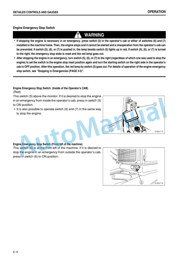 Komatsu HB335-1, HB335LC-1, HB365-1, HB365LC-1 Hybrid Hydraulic Excavator Operation and Maintenance Manual TEN00646-00 4 Komatsu HB335-1, HB335LC-1, HB365-1, HB365LC-1 Hybrid Hydraulic Excavator Operation and Maintenance Manual TEN00646-00 - Image 4