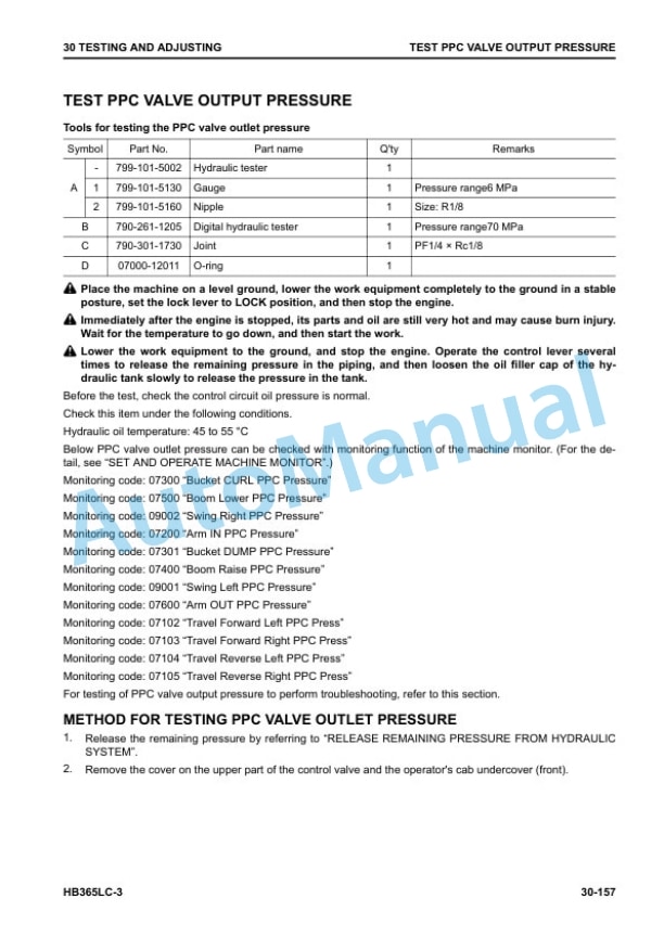 Alternative view of Komatsu HB365LC-3 Hybrid Hydraulic Excavator Shop Manual SEN06598-09