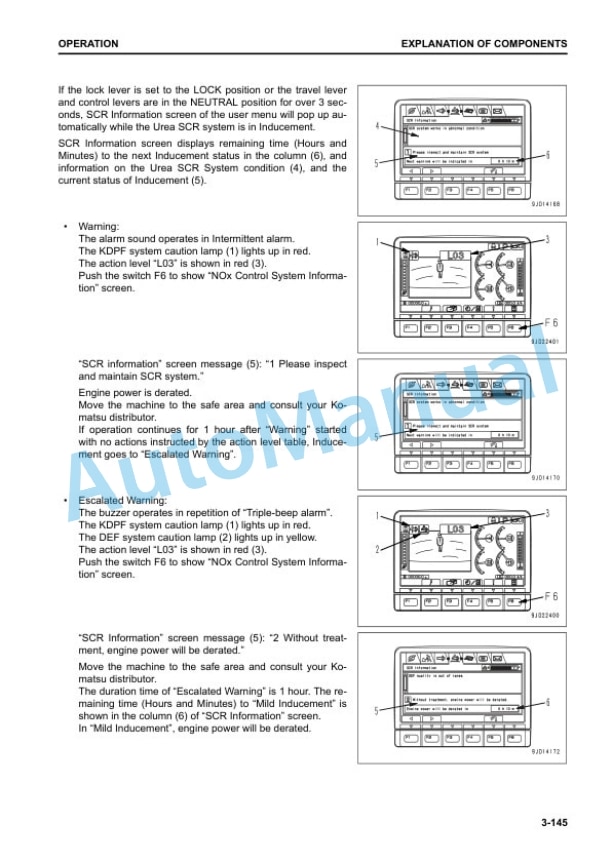 Komatsu HB365LC-3 Hydraulic Excavator Operation and Maintenance Manual PEN01521-02 3 Komatsu HB365LC-3 Hydraulic Excavator Operation and Maintenance Manual PEN01521-02 - Image 3