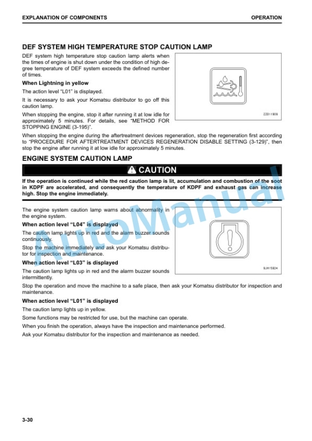 Komatsu HB365LC-3 Hydraulic Excavator Operation and Maintenance Manual UENAM01290 2 Komatsu HB365LC-3 Hydraulic Excavator Operation and Maintenance Manual UENAM01290 - Image 2