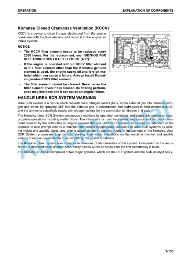 Komatsu HB365LC-3 Hydraulic Excavator Operation and Maintenance Manual UENAM01290 3 Komatsu HB365LC-3 Hydraulic Excavator Operation and Maintenance Manual UENAM01290 - Image 3