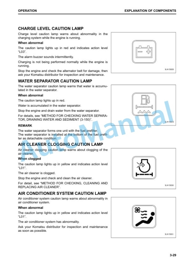 Komatsu HB365LC-3 Hydraulic Excavator Operation and Maintenance Manual UENAM01291 2 Komatsu HB365LC-3 Hydraulic Excavator Operation and Maintenance Manual UENAM01291 - Image 2