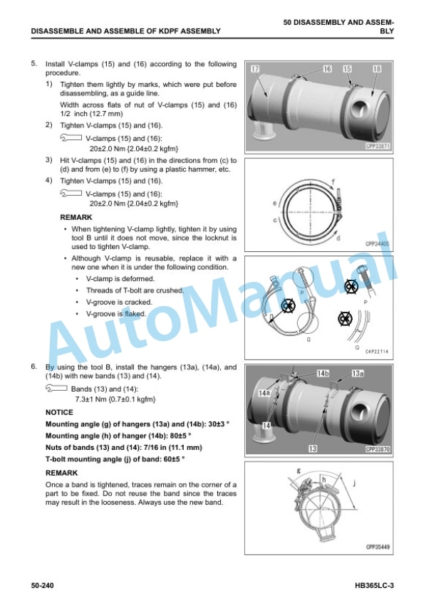 Komatsu HB365LC-3 Hydraulic Excavator Shop Manual SEN06598-11 5 Komatsu HB365LC-3 Hydraulic Excavator Shop Manual SEN06598-11 - Image 5