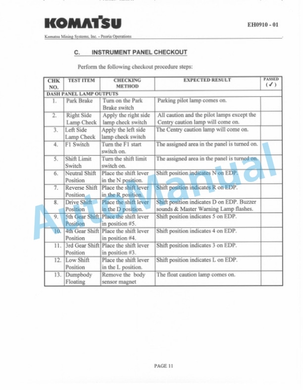 Komatsu HD1500-5 Dump Truck Field Assembly Instruction CEAW003001 5 Komatsu HD1500-5 Dump Truck Field Assembly Instruction CEAW003001 - Image 5