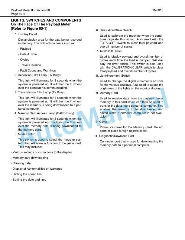 Komatsu HD1500-5 Dump Truck Operation and Maintenance Manual CEAM012803-5
