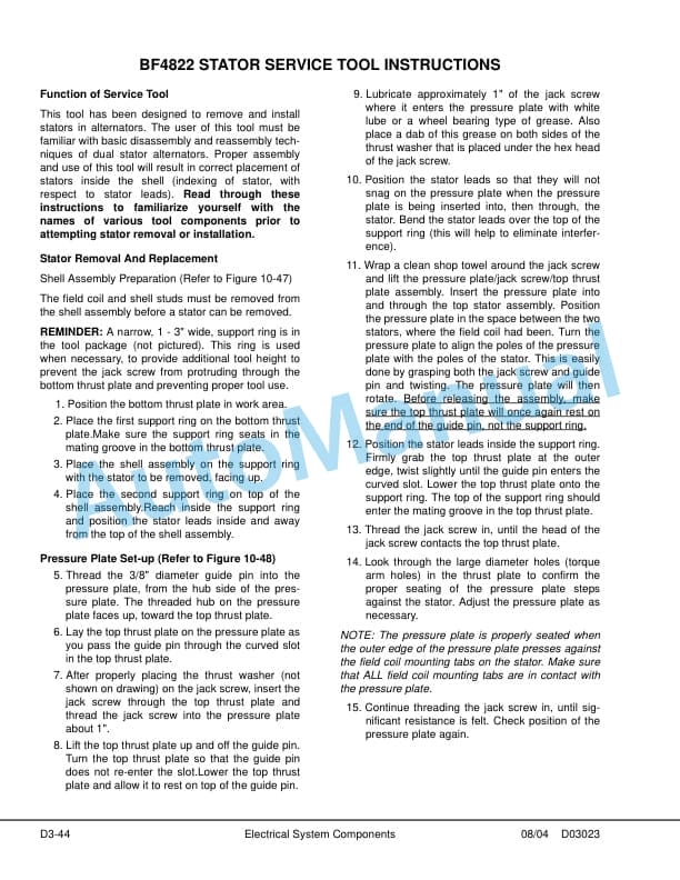 Alternative view of Komatsu HD1500-5 Dump Truck Shop Manual CEBM006204