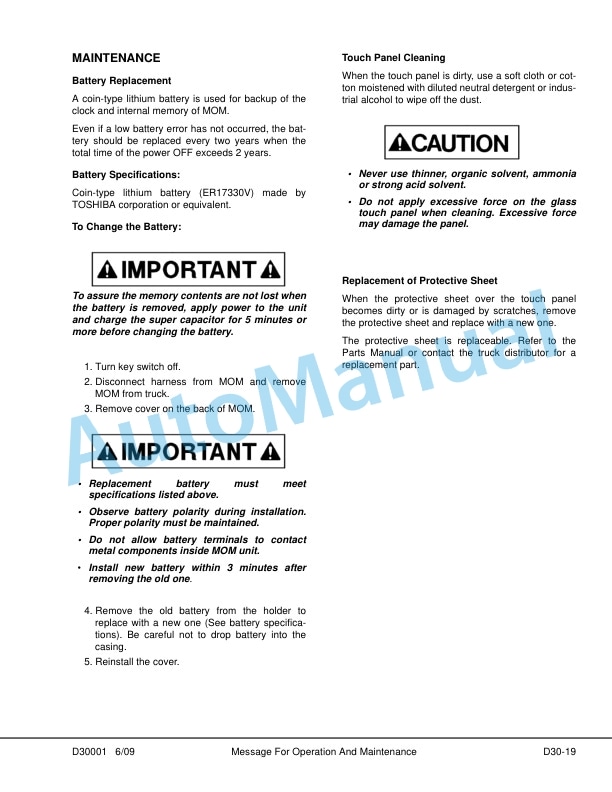Komatsu HD1500-5 Dump Truck Shop Manual CEBM013401 3 Komatsu HD1500-5 Dump Truck Shop Manual CEBM013401 - Image 3