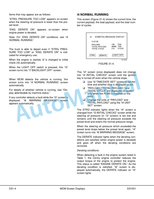 Komatsu HD1500-5 Dump Truck Shop Manual CEBM014402 3 Komatsu HD1500-5 Dump Truck Shop Manual CEBM014402 - Image 3