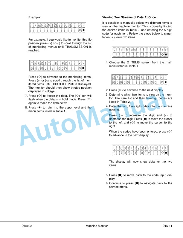 Alternative view of Komatsu HD1500-7 Dump Truck Shop Manual CEBM016105