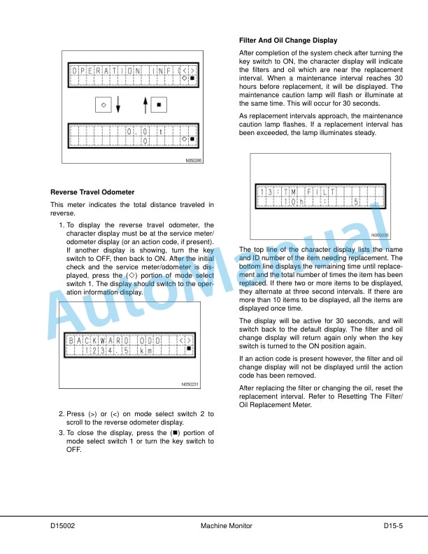 Alternative view of Komatsu HD1500-7 Dump Truck Shop Manual CEBM022303