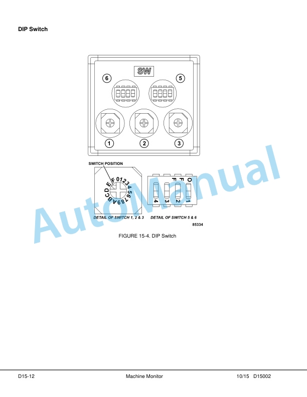 Alternative view of Komatsu HD1500-7 Dump Truck Shop Manual CEBM023701