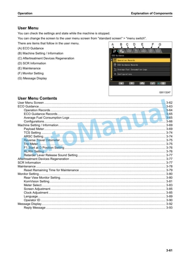 Komatsu HD1500-8E0 Dump Truck Operation and Maintenance Manual TEN01161-00 2 Komatsu HD1500-8E0 Dump Truck Operation and Maintenance Manual TEN01161-00 - Image 2