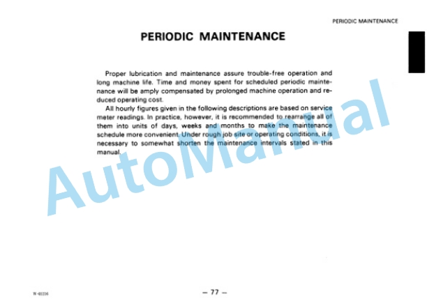 Komatsu HD205-3 Dump Truck Operation and Maintenance Manual SEAM05670300 4 Komatsu HD205-3 Dump Truck Operation and Maintenance Manual SEAM05670300 - Image 4