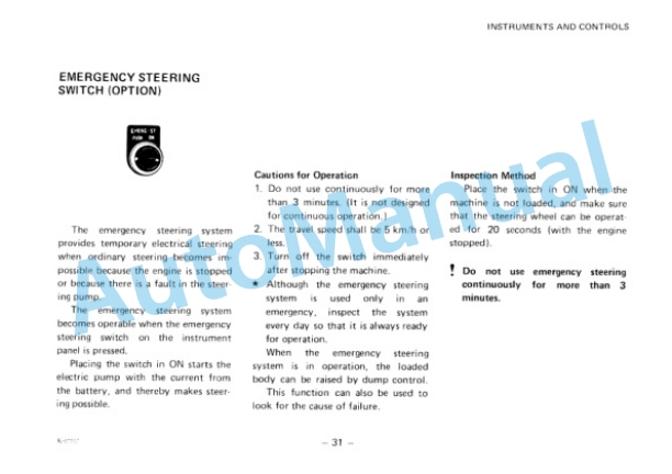 Komatsu HD320-3, HD325-3 Dump Truck Operation and Maintenance Manual SEAM566D01 2 Komatsu HD320-3, HD325-3 Dump Truck Operation and Maintenance Manual SEAM566D01 - Image 2