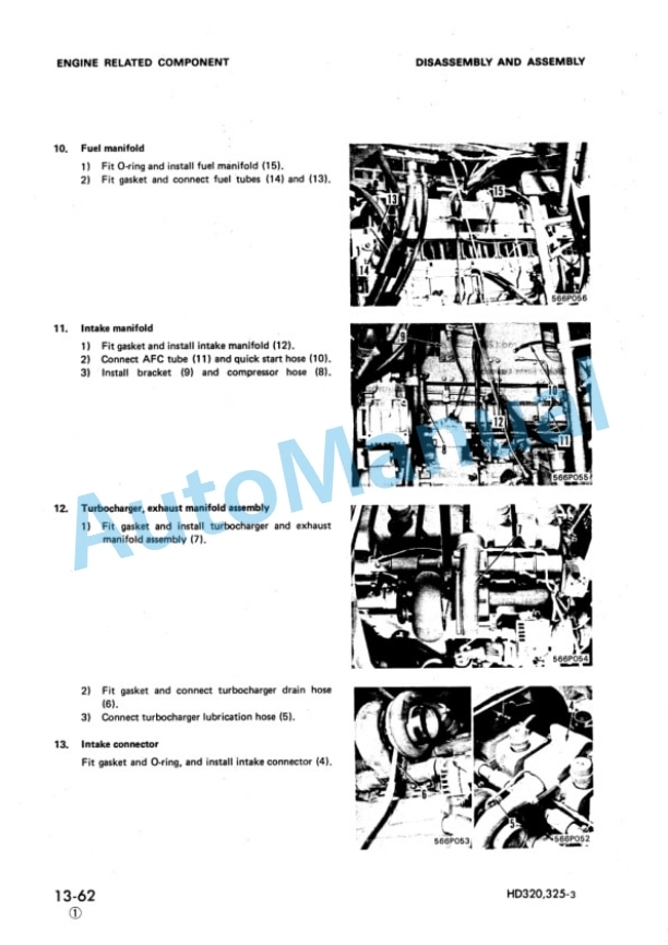 Alternative view of Komatsu HD320-3, HD325-3 Dump Truck Shop Manual SEBM0566D03