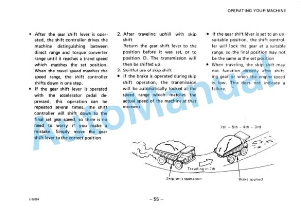 Komatsu HD325-5 Dump Truck Operation and Maintenance Manual SEAM05660501 3 Komatsu HD325-5 Dump Truck Operation and Maintenance Manual SEAM05660501 - Image 3