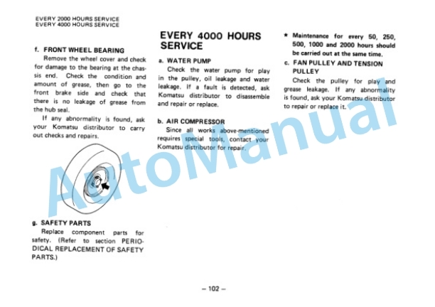 Komatsu HD325-5 Dump Truck Operation and Maintenance Manual SEAM05660505 4 Komatsu HD325-5 Dump Truck Operation and Maintenance Manual SEAM05660505 - Image 4