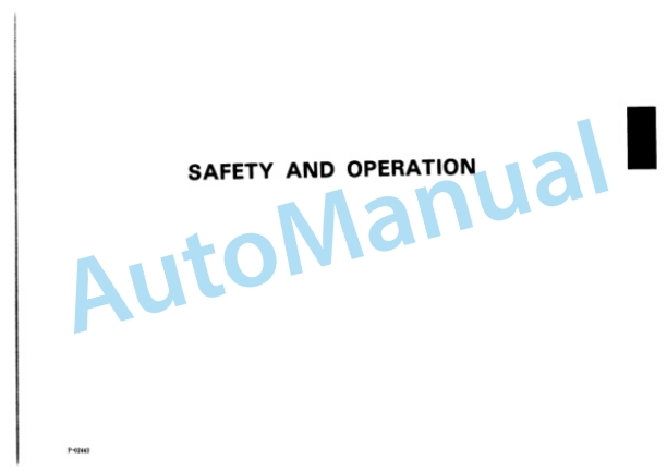 Komatsu HD325-5 Dump Truck Operation and Maintenance Manual SEAM05660505 5 Komatsu HD325-5 Dump Truck Operation and Maintenance Manual SEAM05660505 - Image 5