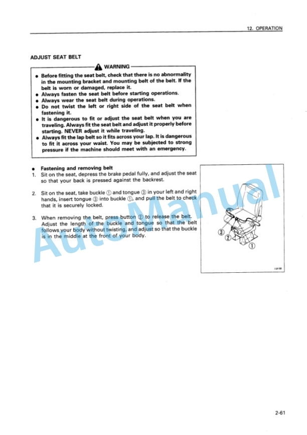 Komatsu HD325-6 Dump Truck Operation and Maintenance Manual SEAM000803 3 Komatsu HD325-6 Dump Truck Operation and Maintenance Manual SEAM000803 - Image 3