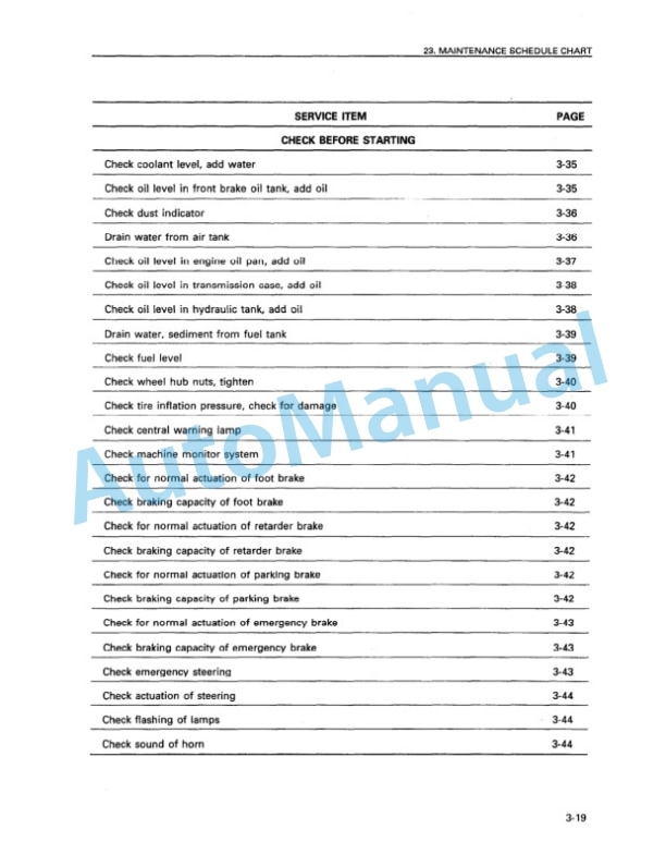 Komatsu HD325-6 Dump Truck Operation and Maintenance Manual SEAM000806 4 Komatsu HD325-6 Dump Truck Operation and Maintenance Manual SEAM000806 - Image 4