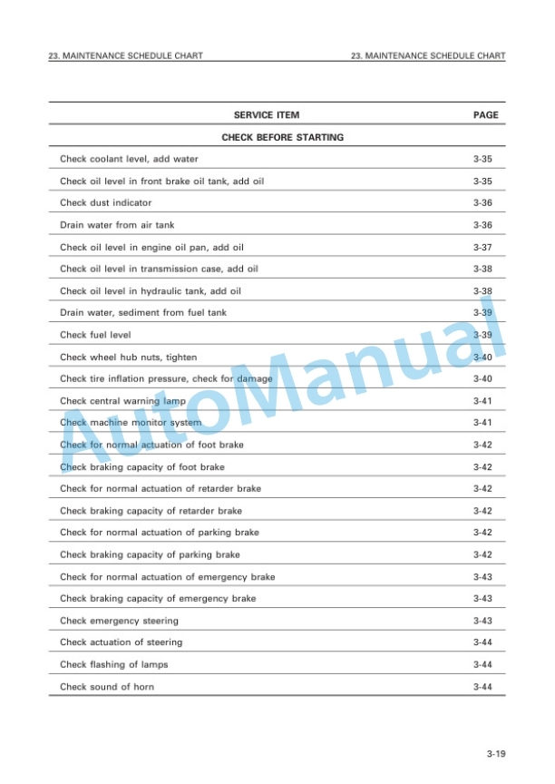 Komatsu HD325-6 Dump Truck Operation and Maintenance Manual SEAM000808 4 Komatsu HD325-6 Dump Truck Operation and Maintenance Manual SEAM000808 - Image 4