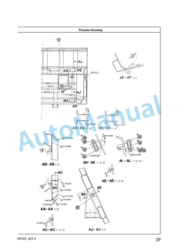 Komatsu HD325-6, HD405-6 Dump Truck Field Assembly Instruction GEN00020-00 4 Komatsu HD325-6, HD405-6 Dump Truck Field Assembly Instruction GEN00020-00 - Image 4