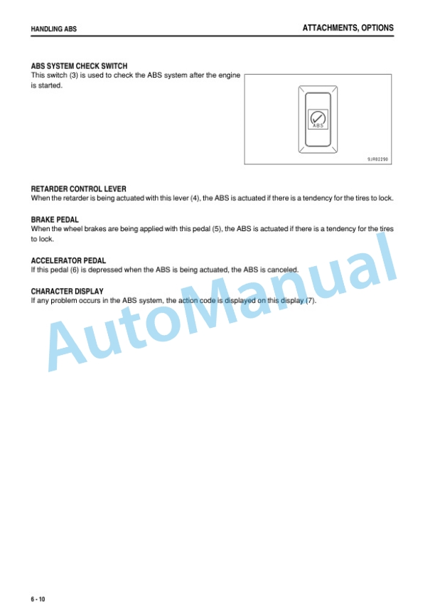 Komatsu HD325-7, HD405-7 Dump Truck Operation and Maintenance Manual TEN00331-00 5 Komatsu HD325-7, HD405-7 Dump Truck Operation and Maintenance Manual TEN00331-00 - Image 5