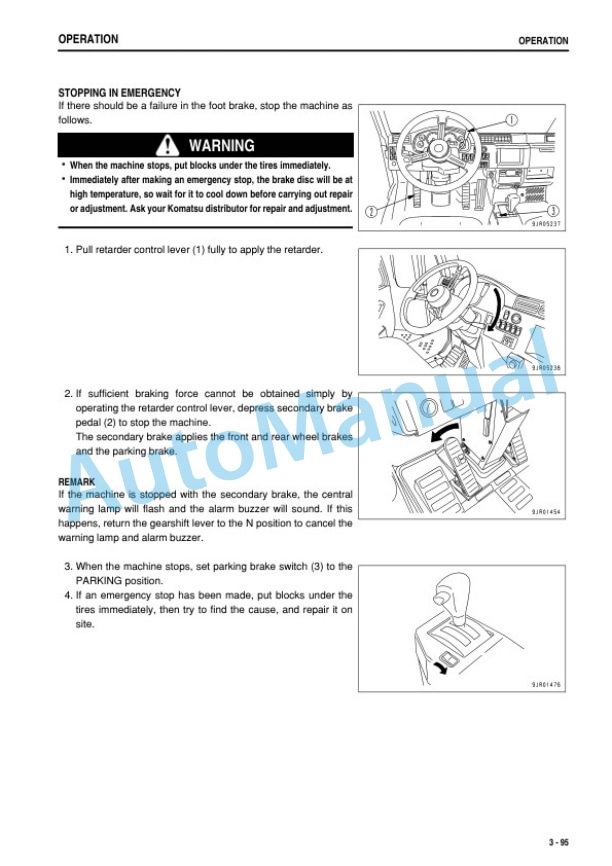 Komatsu HD325-7, HD405-7 Dump Truck Operation and Maintenance Manual TEN00348-02 3 Komatsu HD325-7, HD405-7 Dump Truck Operation and Maintenance Manual TEN00348-02 - Image 3