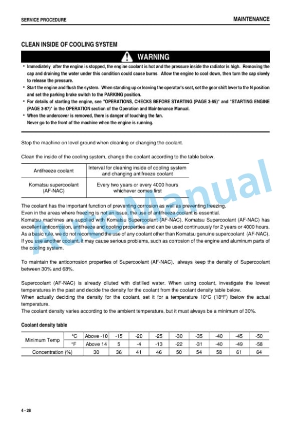 Komatsu HD325-7, HD405-7 Dump Truck Operation and Maintenance Manual TEN00348-02 4 Komatsu HD325-7, HD405-7 Dump Truck Operation and Maintenance Manual TEN00348-02 - Image 4