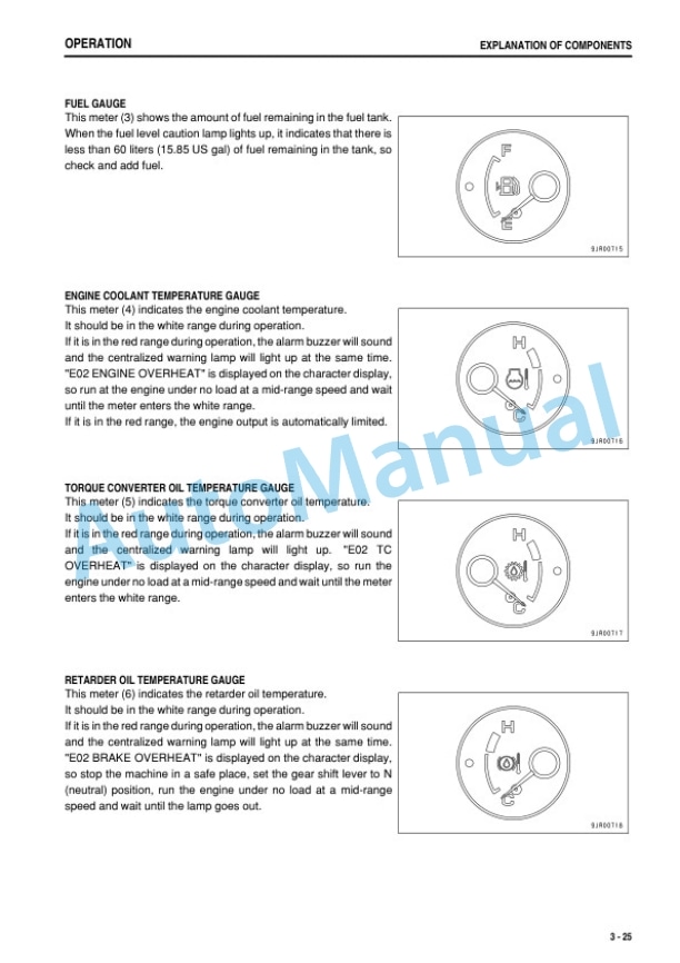 Komatsu HD325-7, HD405-7 Dump Truck Operation and Maintenance Manual TEN00749-12-2
