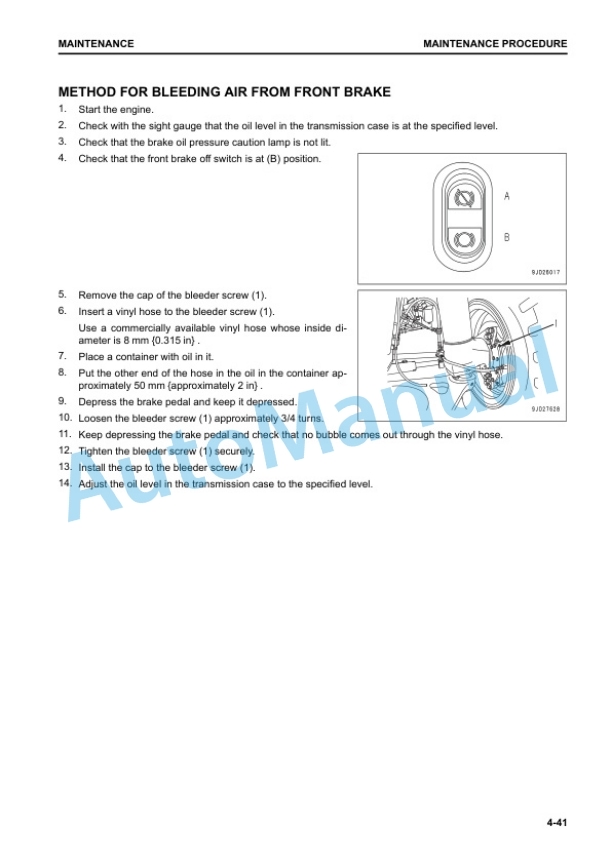 Komatsu HD325-8, HD405-8 Dump Truck Operation and Maintenance Manual PEN01756-03 5 Komatsu HD325-8, HD405-8 Dump Truck Operation and Maintenance Manual PEN01756-03 - Image 5