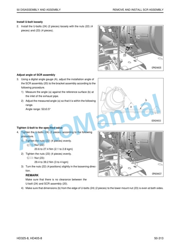 Komatsu HD325-8, HD405-8 Dump Truck Shop Manual SEN06618-12 5 Komatsu HD325-8, HD405-8 Dump Truck Shop Manual SEN06618-12 - Image 5