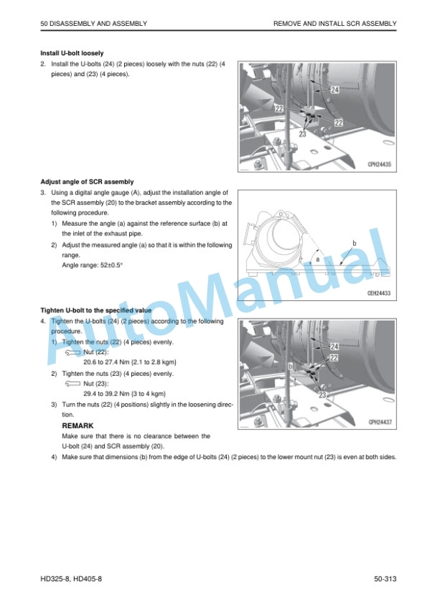 Komatsu HD325-8, HD405-8 Dump Truck Shop Manual SEN06618-15 5 Komatsu HD325-8, HD405-8 Dump Truck Shop Manual SEN06618-15 - Image 5
