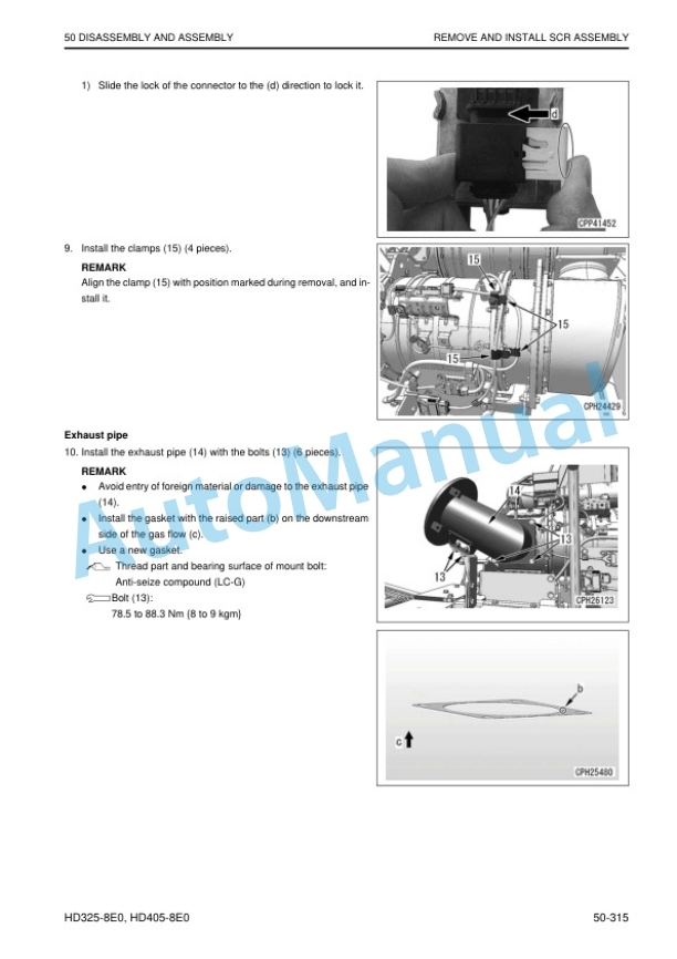 Komatsu HD325-8E0, HD405-8E0 Dump Truck Shop Manual SEN06745-06 5 Komatsu HD325-8E0, HD405-8E0 Dump Truck Shop Manual SEN06745-06 - Image 5