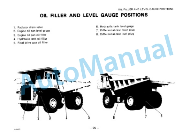 Komatsu HD465-3 Dump Truck Operation and Maintenance Manual SEAM0569S303 4 Komatsu HD465-3 Dump Truck Operation and Maintenance Manual SEAM0569S303 - Image 4