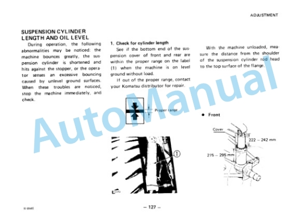 Komatsu HD465-3 Dump Truck Operation and Maintenance Manual SEAM0569S303 5 Komatsu HD465-3 Dump Truck Operation and Maintenance Manual SEAM0569S303 - Image 5