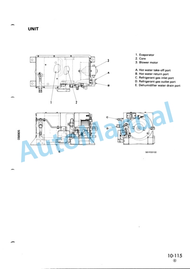 Alternative view of Komatsu HD465-5 Shop Manual SEBM05690507