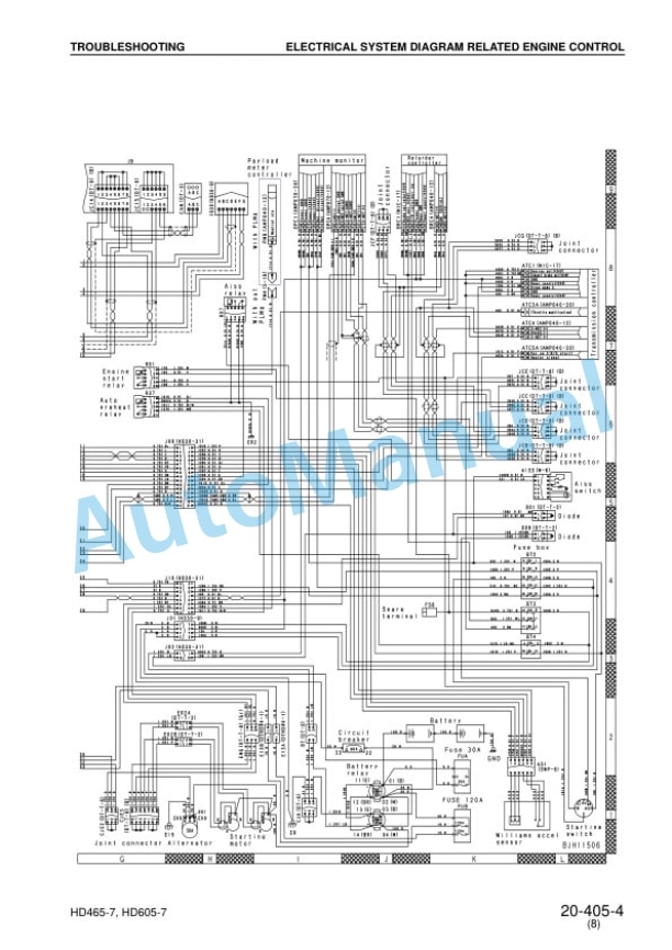 Komatsu HD465-7, HD605-7 Dump Truck Shop Manual SEBM027622 3 Komatsu HD465-7, HD605-7 Dump Truck Shop Manual SEBM027622 - Image 3