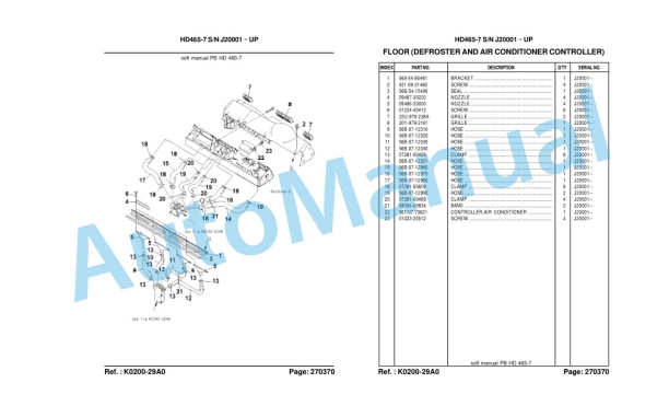 Komatsu HD465-7, SAAED170E-3 Parts Manual LEPBH467R6 4 Komatsu HD465-7, SAAED170E-3 Parts Manual LEPBH467R6-4
