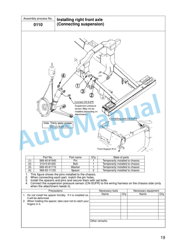 Komatsu HD465-7E0, HD605-7E0 Dump Truck Field Assembly Instruction GEN00046-05 2 Komatsu HD465-7E0, HD605-7E0 Dump Truck Field Assembly Instruction GEN00046-05 - Image 2