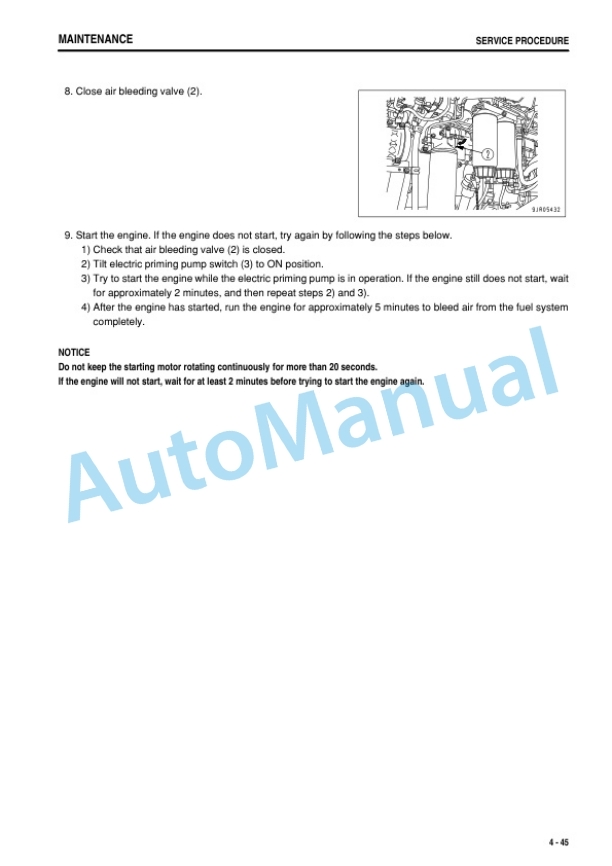 Komatsu HD465-7E0, HD605-7E0 Dump Truck Operation and Maintenance Manual PEN01418-08-4