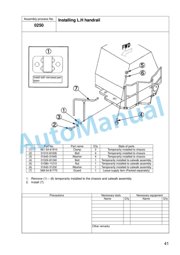 Komatsu HD465-7R, HD605-7R Dump Truck Field Assembly Instruction GEN00071-04 3 Komatsu HD465-7R, HD605-7R Dump Truck Field Assembly Instruction GEN00071-04 - Image 3