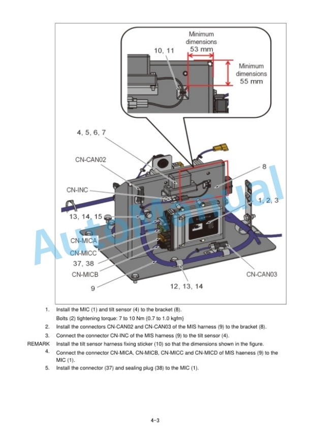 Komatsu HD465-7R, HD605-7R Dump Truck Field Assembly Instruction GEN00230-01 3 Komatsu HD465-7R, HD605-7R Dump Truck Field Assembly Instruction GEN00230-01 - Image 3